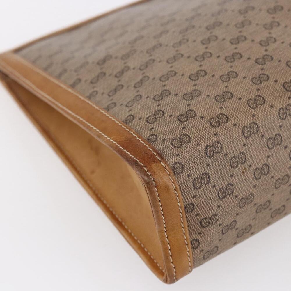 GUCCI Micro GG Supreme Clutch Bag PVC Beige 17 039 1995 Auth 146941 - Picture 8 of 16